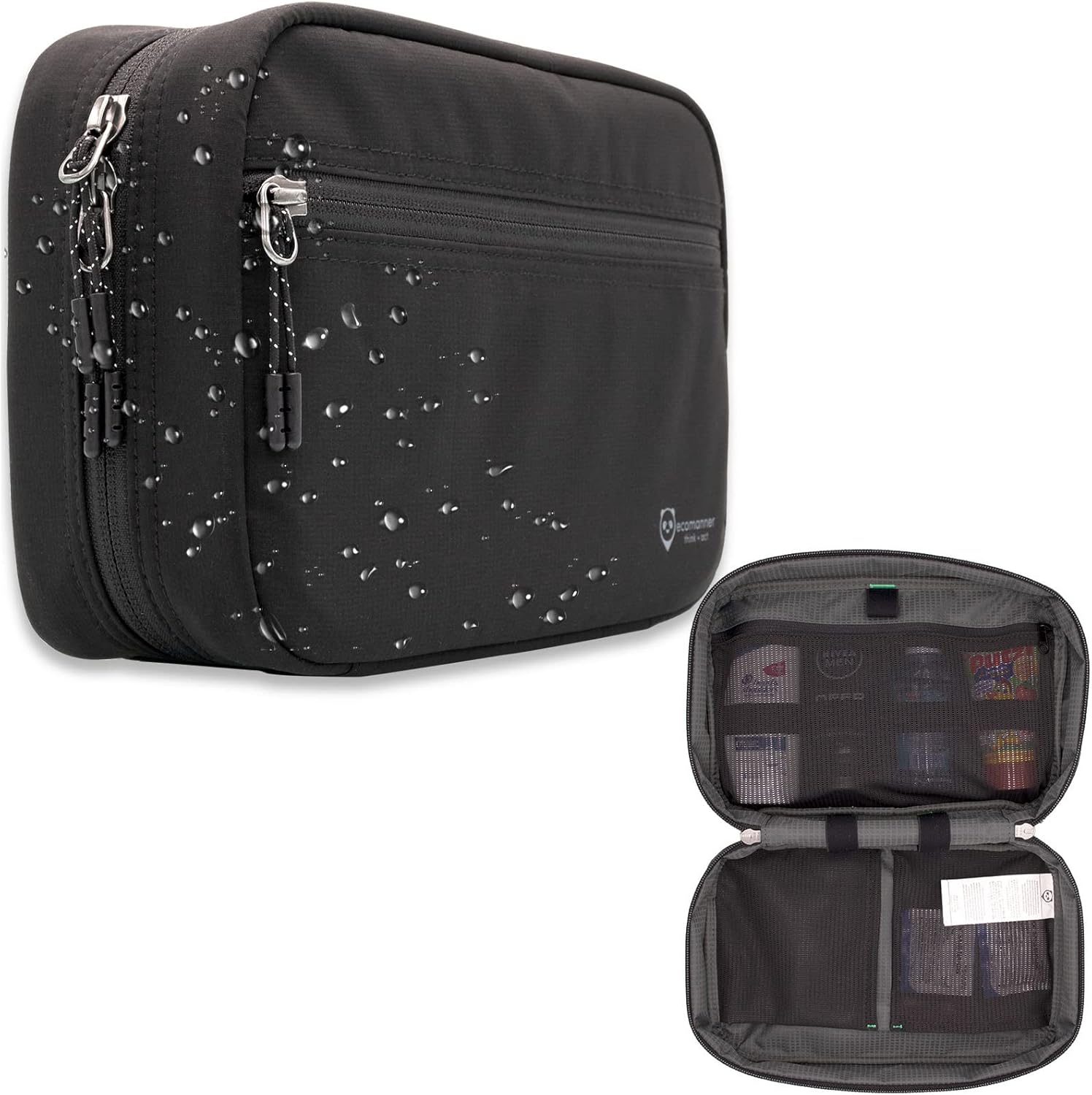 Prime Travel Toiletry Bag for Men Small, Compact