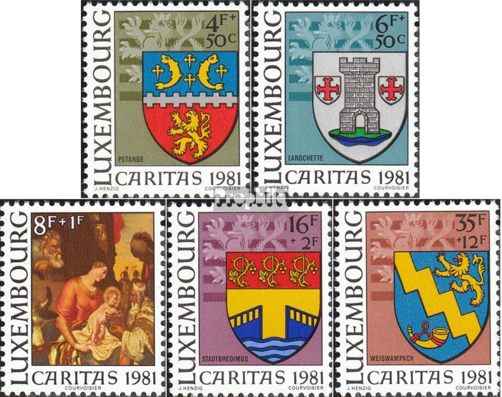 Luxembourg 1041-1045 (complete.issue.) 1981 Caritas (Stamps for collectors) Christianity