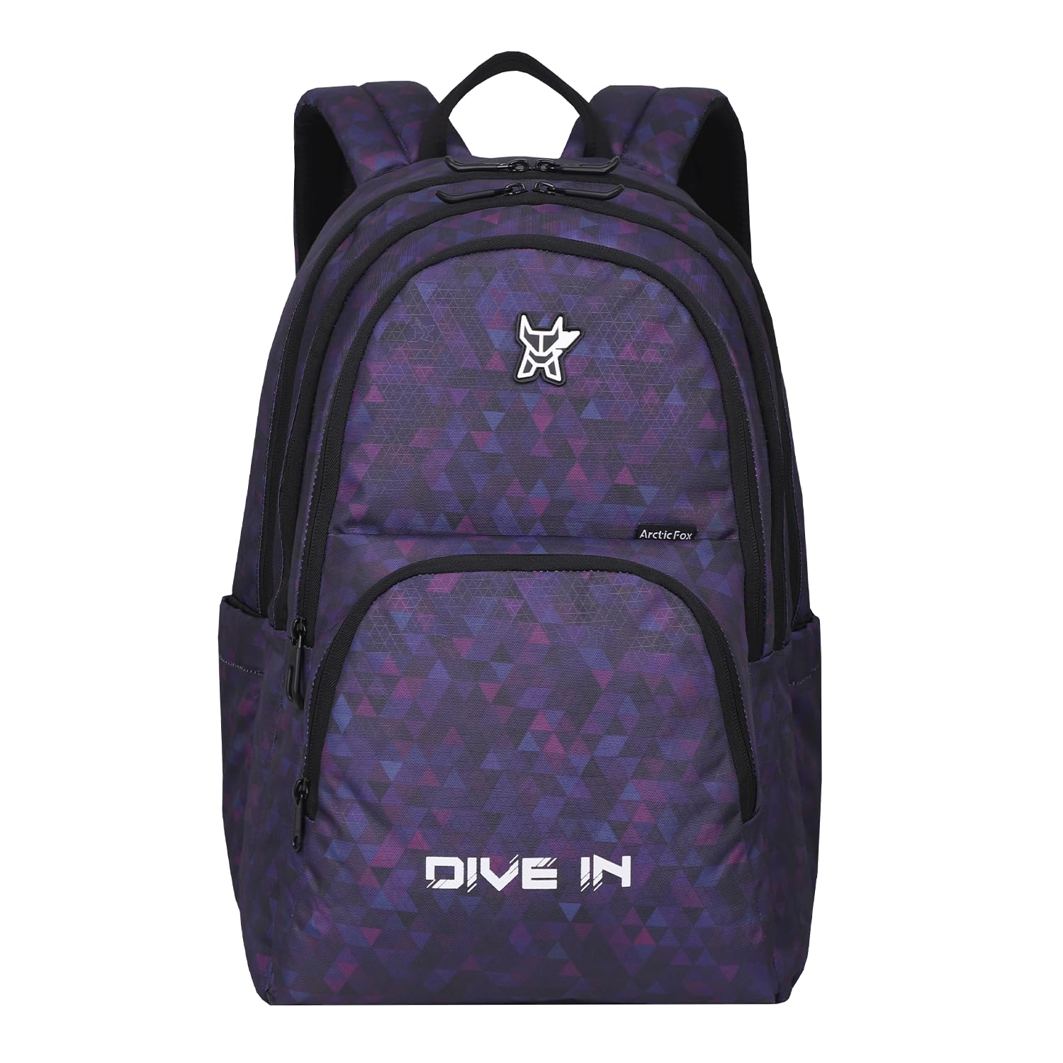 arctic fox Trisiac Black 34 Liters School Backpack for Boys and Girls-picture-40