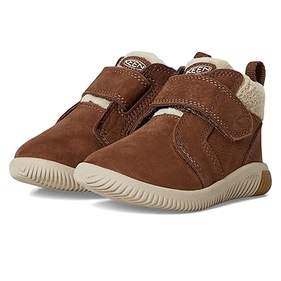KEEN Kids KNX Middie Easy On Strap Comfortable Barefoot Feel Sneakers (Toddler) Kids Shoes Bison/Safari