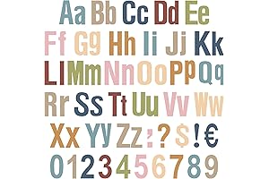 Enliven Your Bulletin Board: Morandi Chipboard Letter Set for Captivating Displays