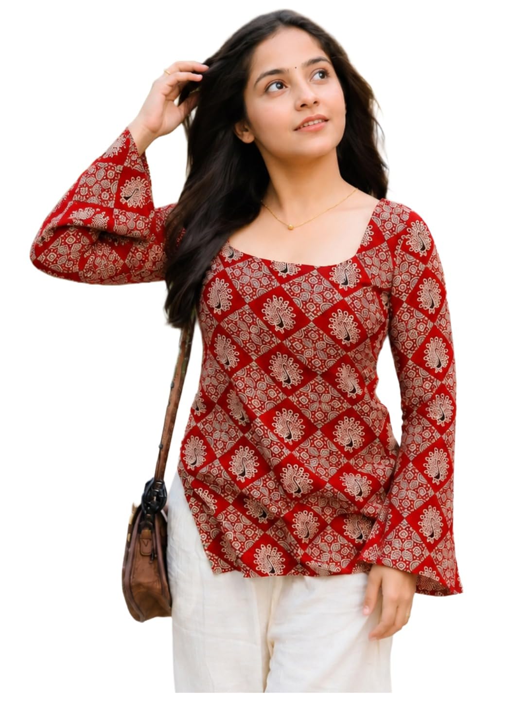anni designer Cotton Short Kurti for Women | Stylish Kurti | Short Kurti Top | Casual Kurta for Women | Comfortable Cotton Kurtis for Womens-picture-40