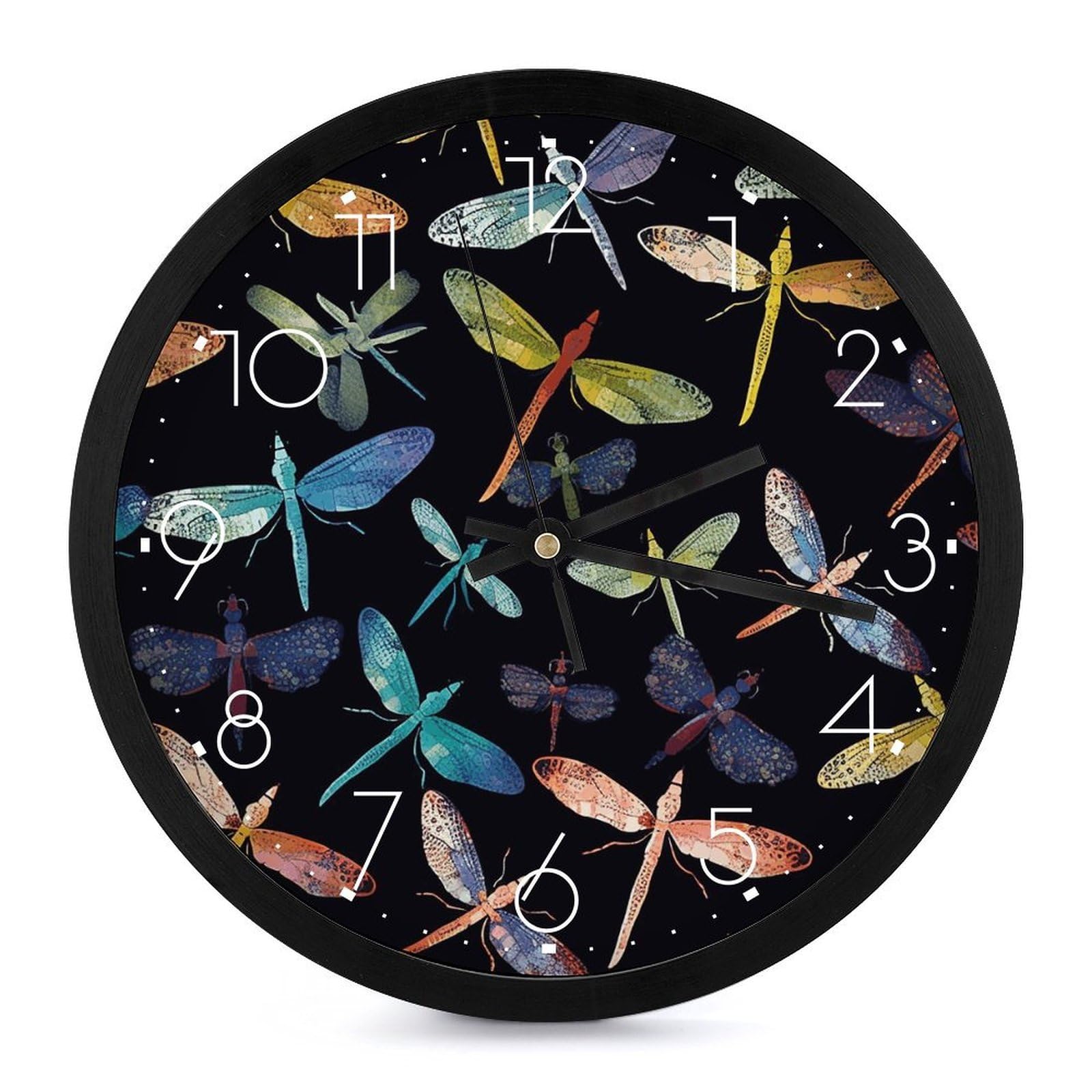 Horloge murale sans tic-tac silencieuse pour supprimer les bruits de salon