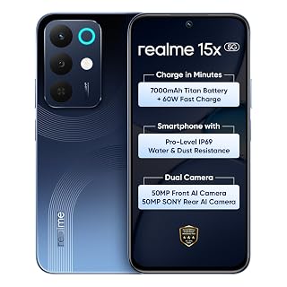 realme 15X 5G Smartphone 8+128GB Dark Blue