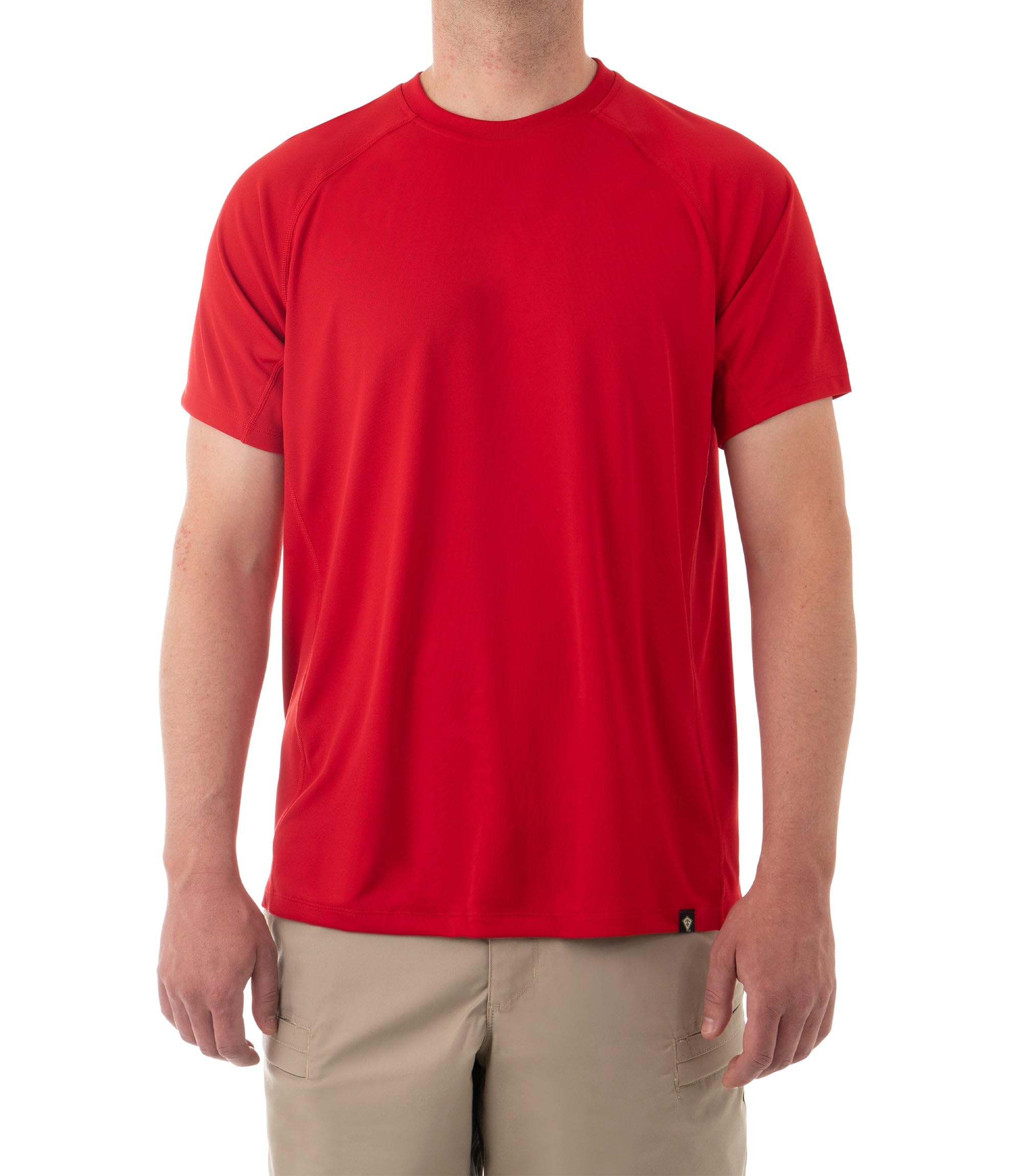 First Tactical 112503-400-L Men's Performance S/S Tshrt RED L