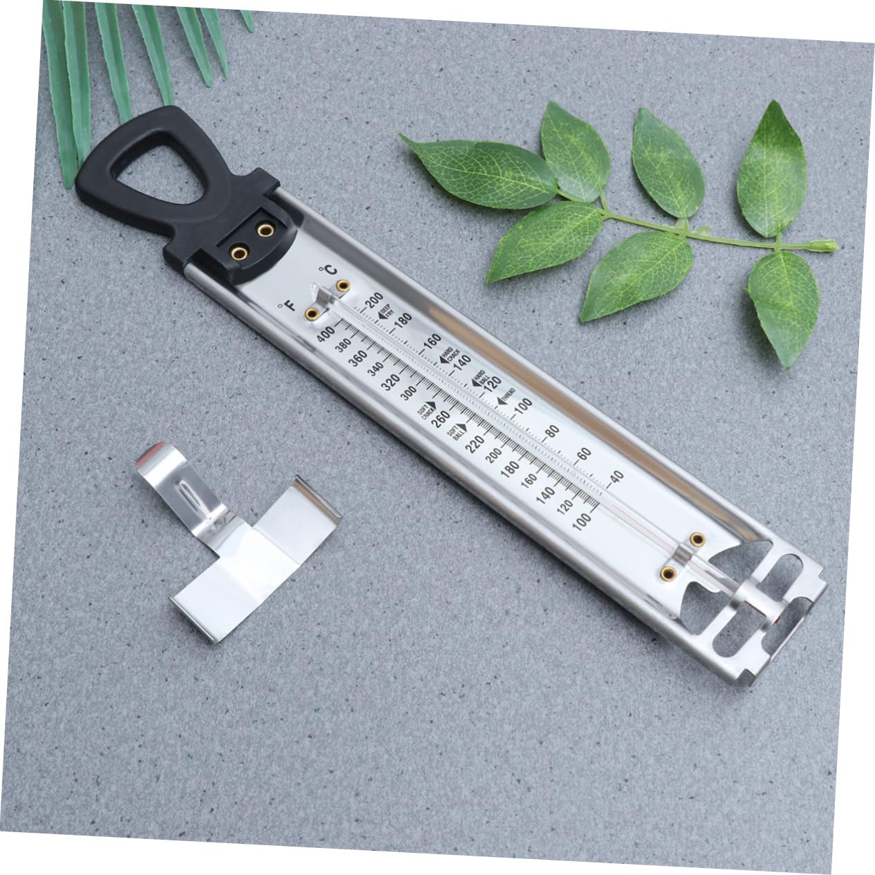 Termómetro para Dulces Colgante de Doble Escala Pvc, 2 Piezas | Lectura a Distancia, Punto de Medición Exacto para Mermelada, Azúcar y Fritura