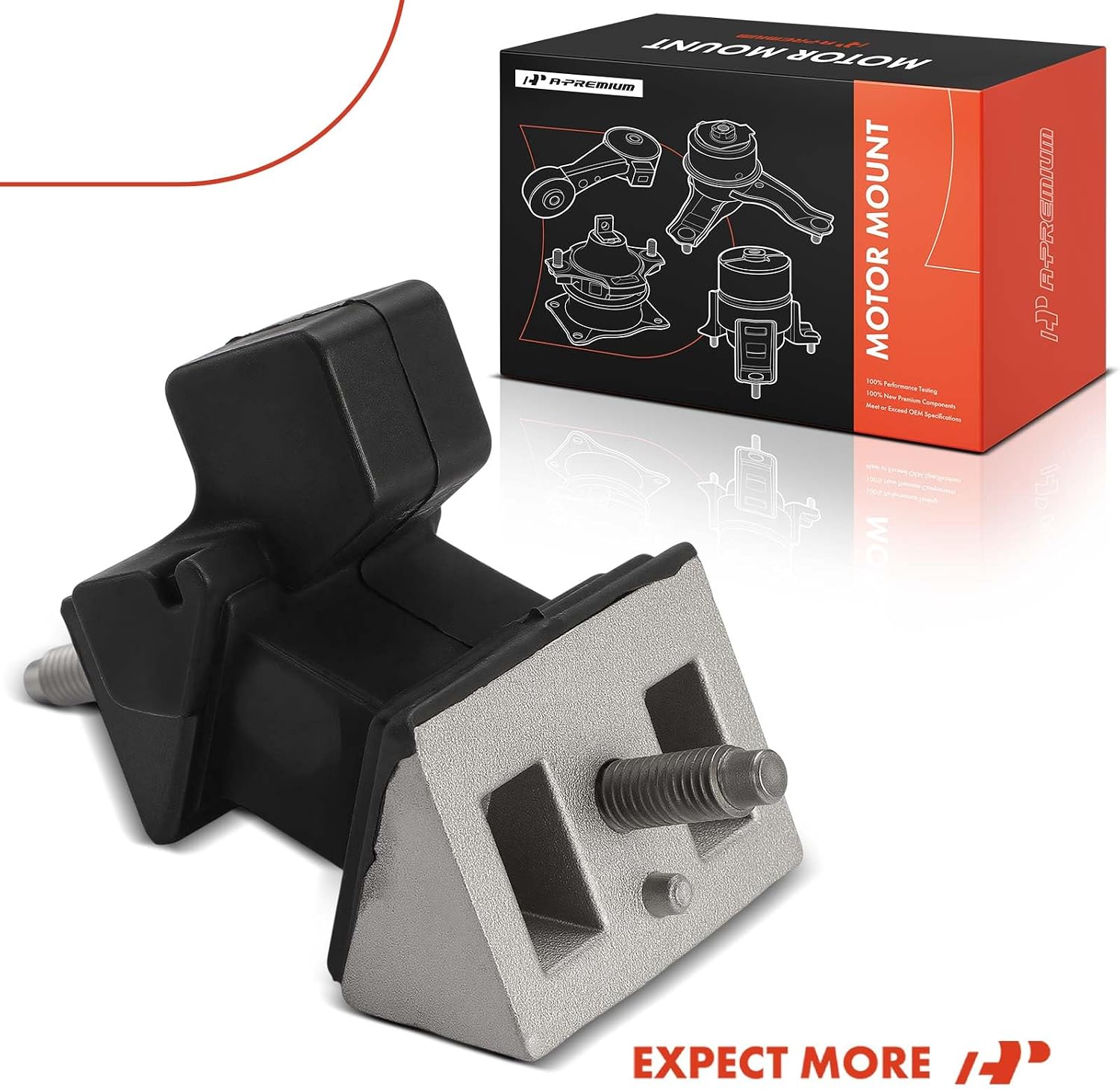 A-Premium Left or Right Transmission Mount Bushing Compatible with Hyundai Equus 2011-2016, Genesis 2009-2016, Driver or Passenger Side