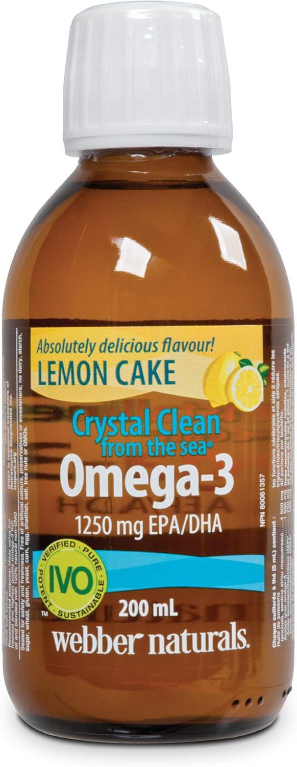 Crystal Clean from the sea® Omega3 1250 mg EPA/DHA, Lemon