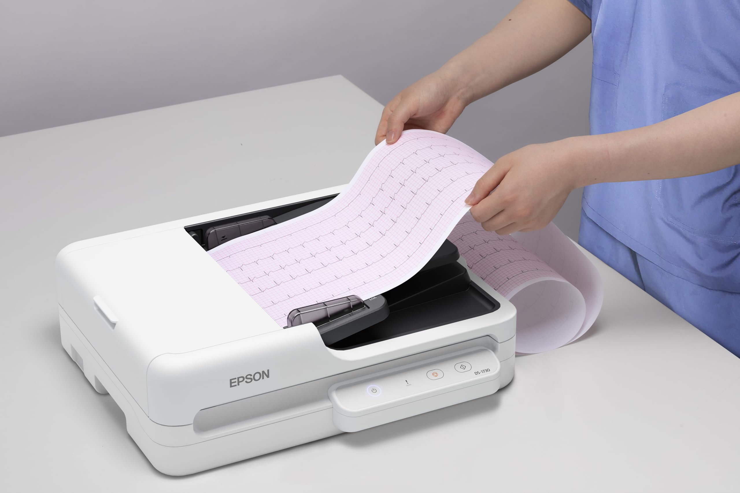 Epson Workforce DS-1730 Scanner Compact à Plat pour Petites Entreprises et Bureaux à Domicile