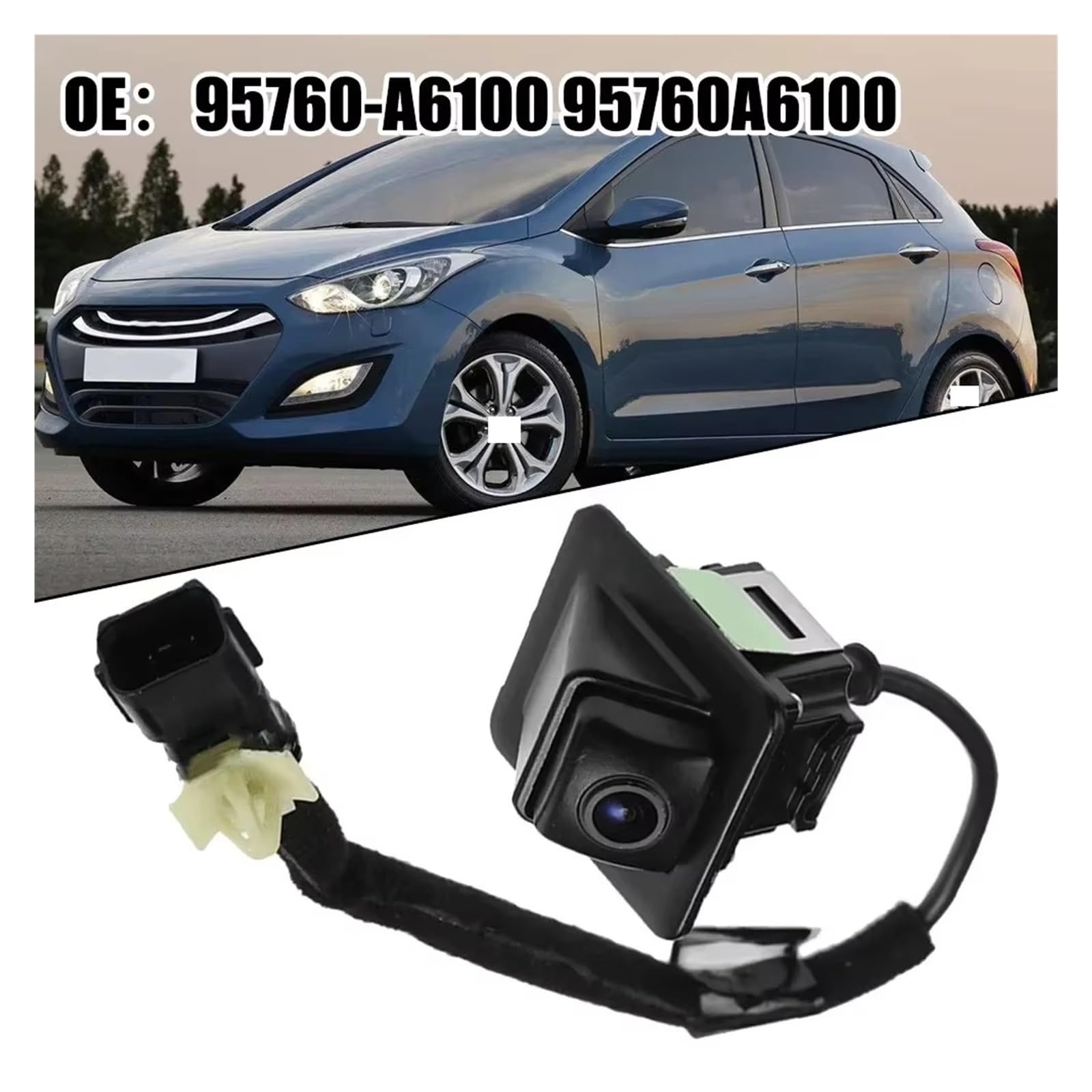 Cámara Marcha Atrás Coche Cámara Visión Trasera Para Hyundai Para I30 Para Elantra Cámara Estacionamiento Monitor Marcha Atrás 95760-A6100 95760A6100 Cámara Visión Trasera