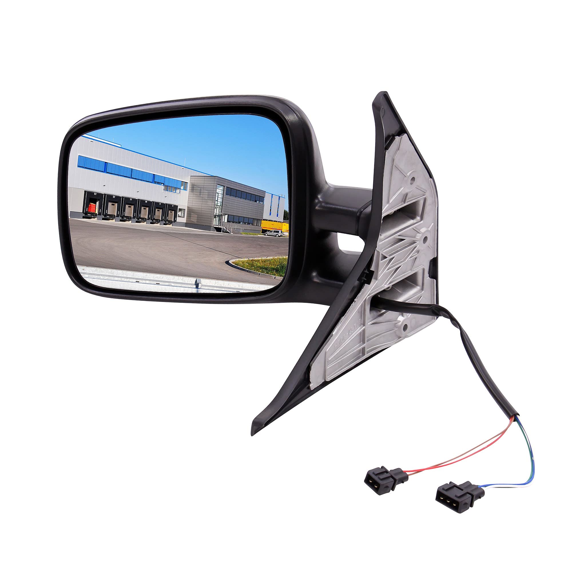 1x Specchio retrovisore esterno elettrico sinistro riscaldato | Compatibile con: VW TRANSPORTER T4 Bus, TRANSPORTER T4 Kasten, TRANSPORTER T4 Pritsche/Fahrgestell (70E, 70L, 70M, 7DE, 7DL