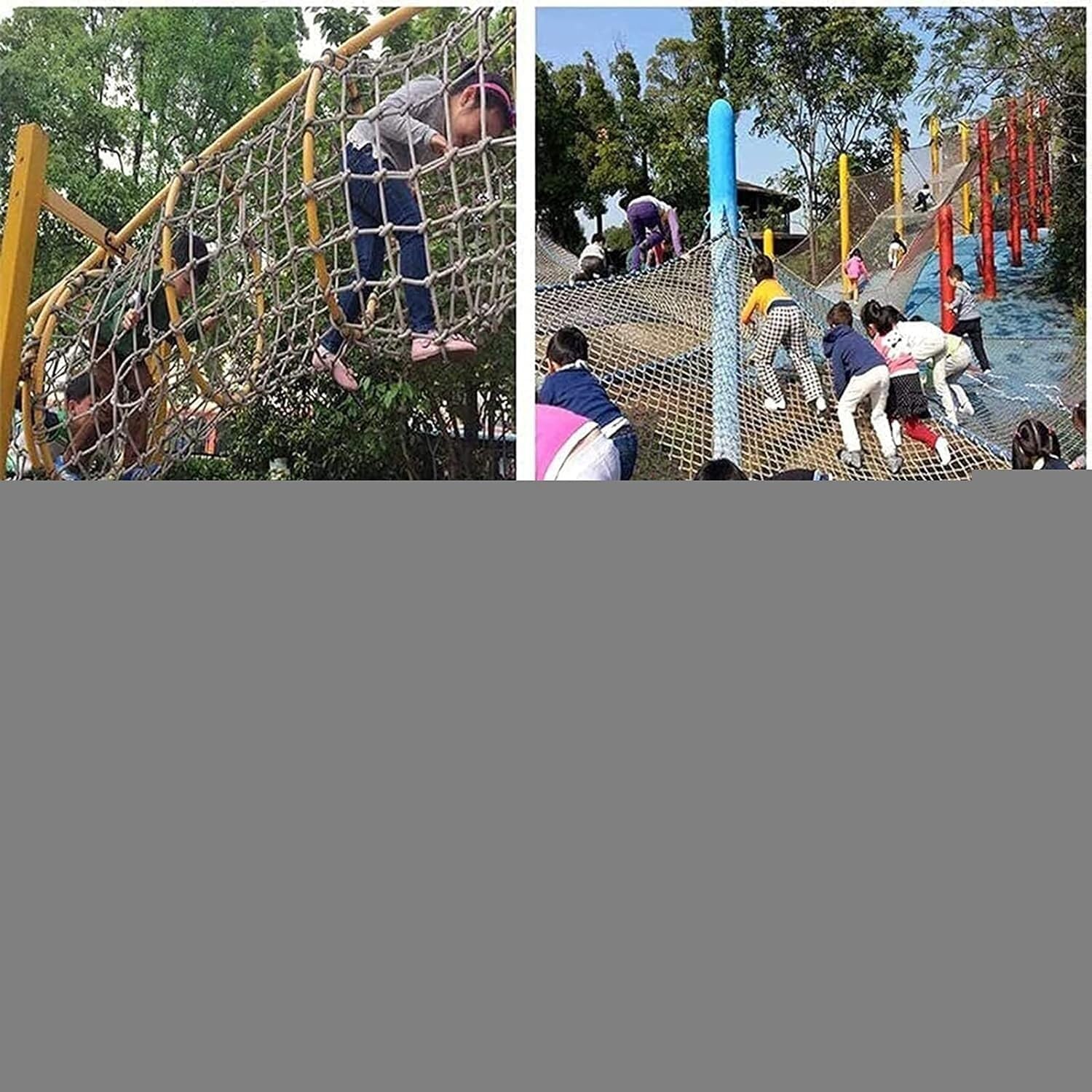 Climbing Net, Outdoor Indoor Climbing Cargo Net, Backyard Treehouse Swing Rope Ladder Net Playground (Size : 1 * 3m)
