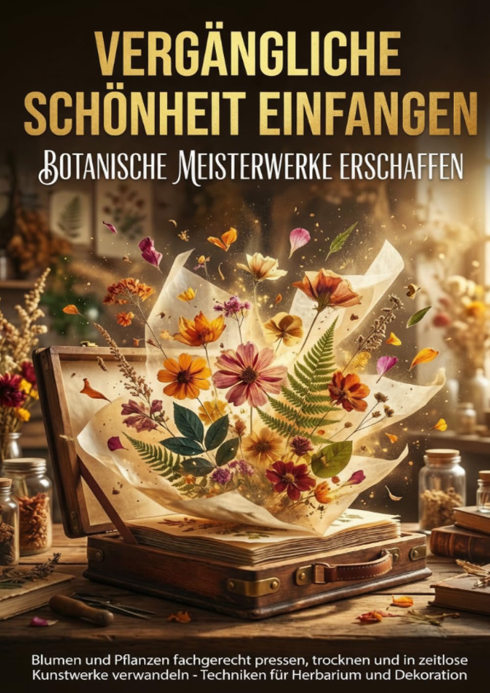 Vergängliche Schönheit Einfangen: Botanische Meisterwerke Erschaffen: Blumen und Pflanzen fachgerecht pressen, trocknen und in zeitlose Kunstwerke verwandeln - Techniken für Herbarium und Dekoration