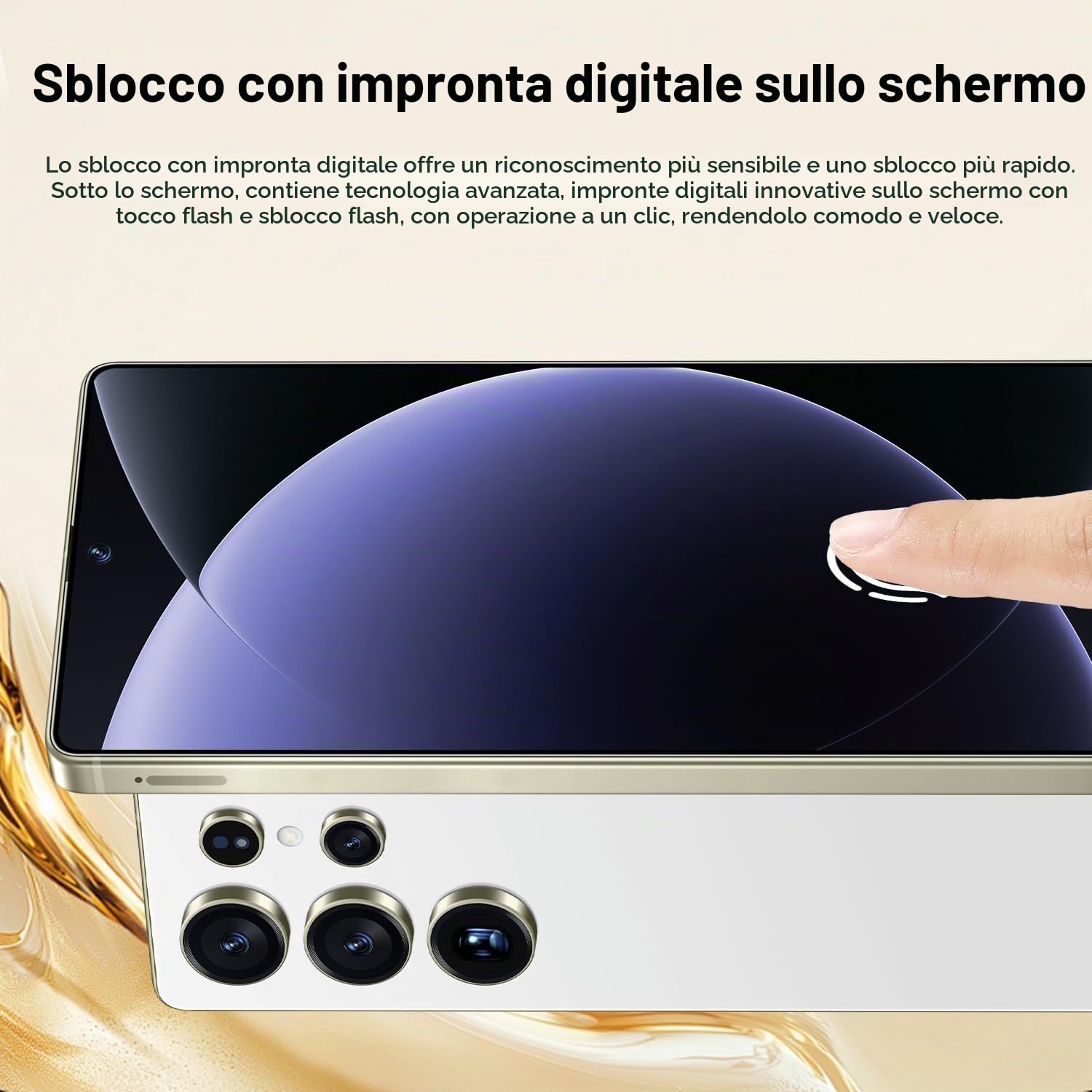 Smartphone S26 Ultra sbloccato 5G con penna integrata, 16GB RAM, 1TB ROM, telefono cellulare Incell HD da 7,3 pollici con schermo intero, batteria a lunga durata da 8000mAh doppia SIM,Purple-1TB