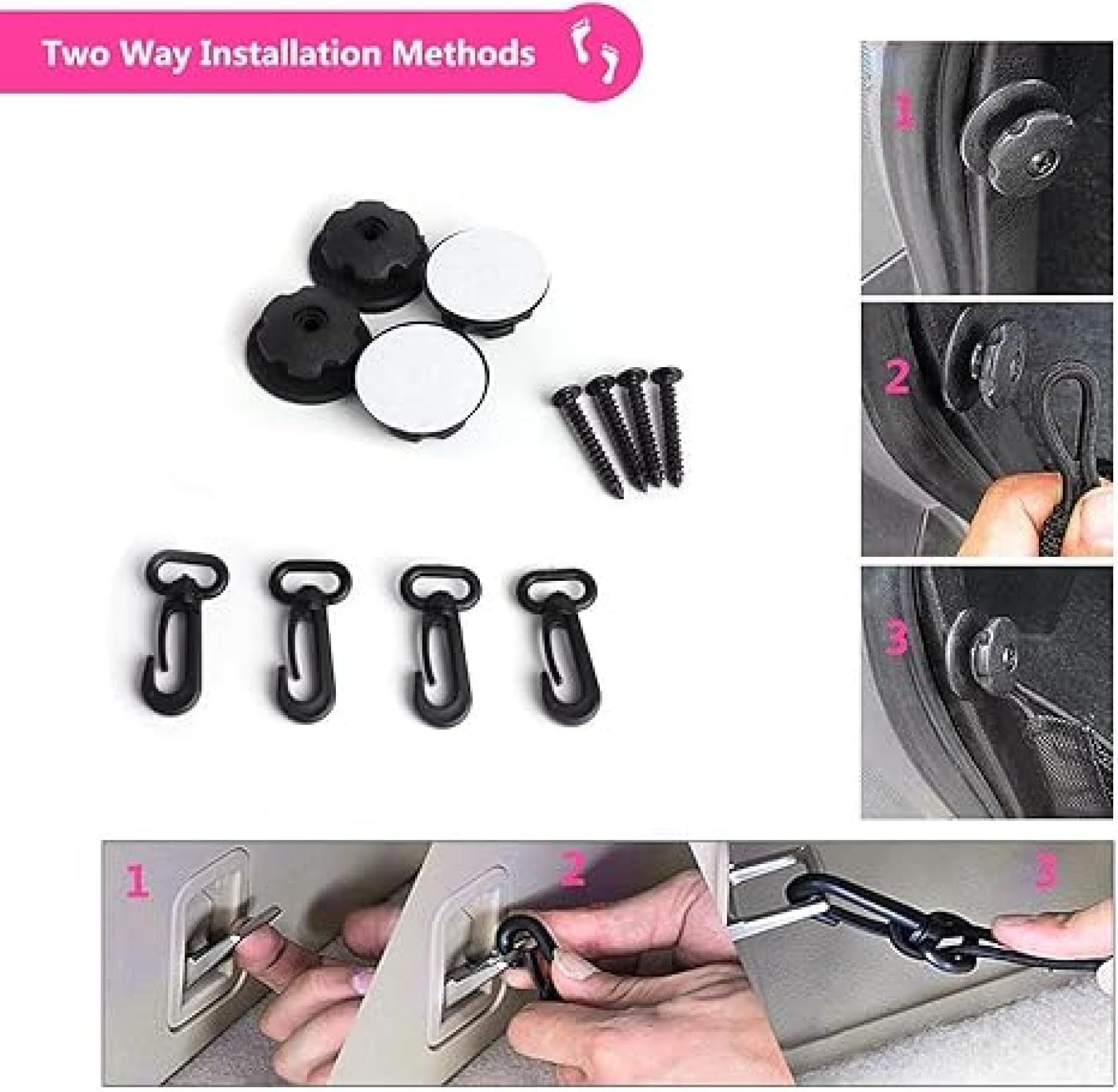 Filet de rangement élastique pour coffre de voiture, caravane
