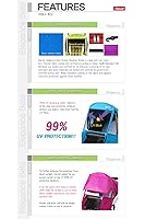 Vista 2 de Manito Elegance Beta Cochecito Escudo Clima/Cubierta De Lluvia - Rojo