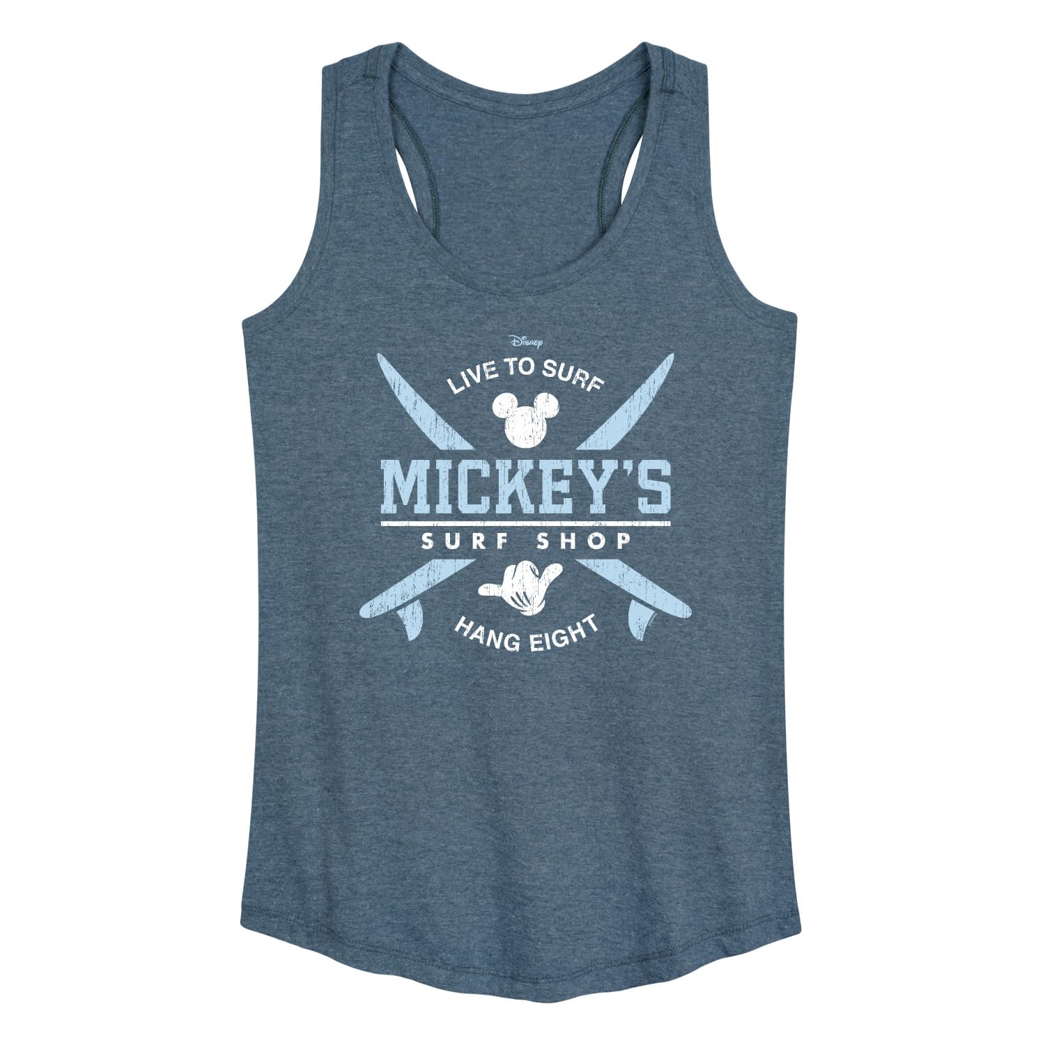 Disney Mickey & Friends - Mickey's Surf Shop - Women's Racerback Tank Top