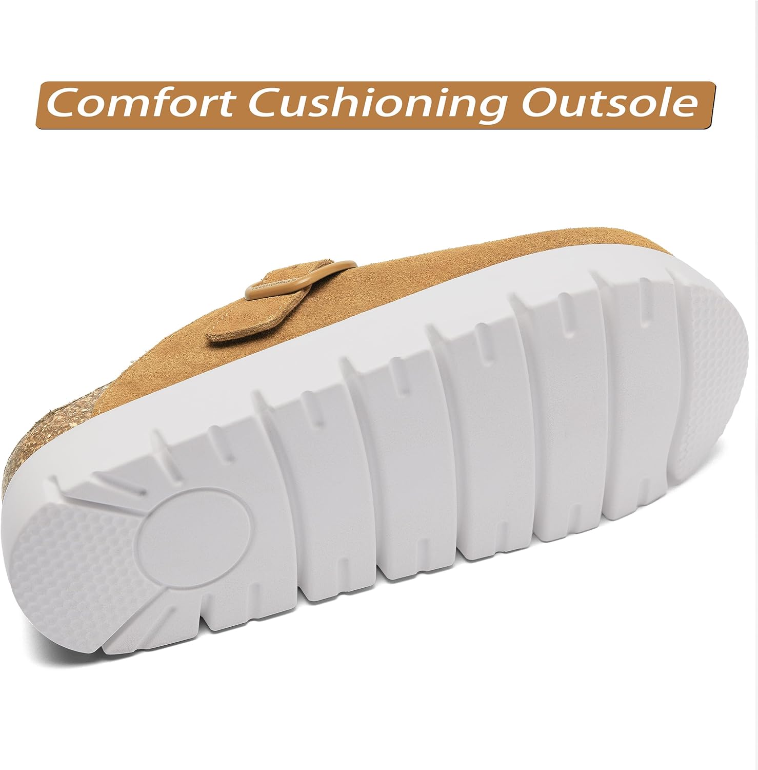 Genuine Suede Clogs for Women Platform Shoes，Leather Comfort Potato Shoes Chunky with Arch Support, Casual Trendy Shoes Mules for Women - Image 6