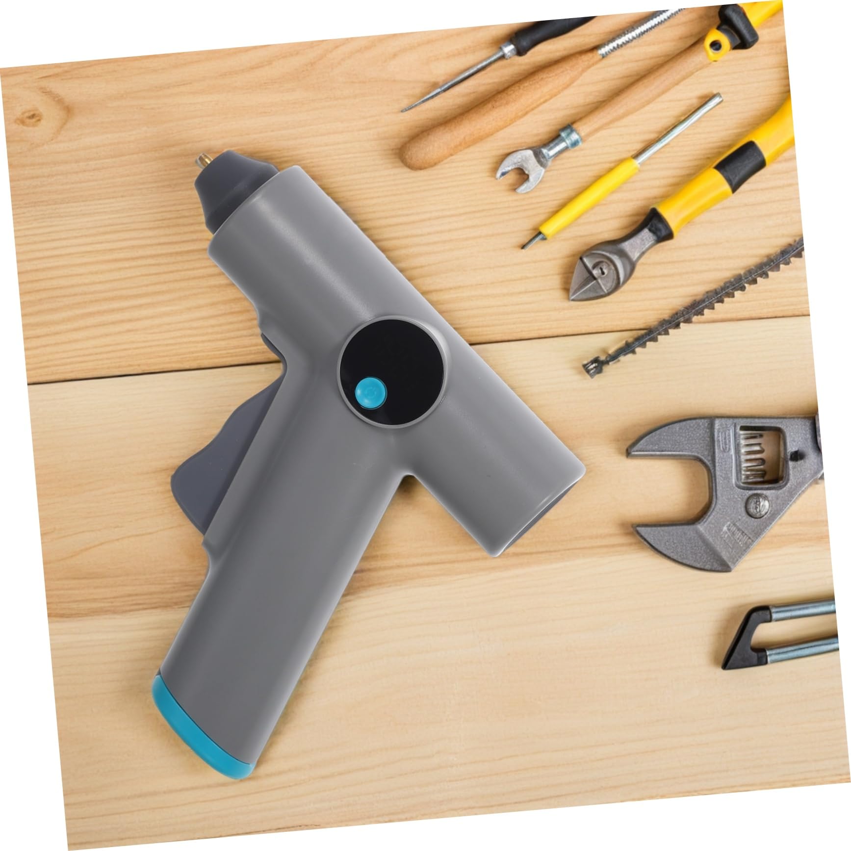 UKCOCO Pistola Per Colla Caldo Con Stick Di Colla Display Temperatura Digitale Ergonomica Per Fai Da Te Legno Metallo Progetti Scolastici e Artigianali
