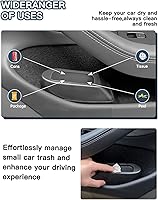 Vista 31 de Ruiya Corolla Cross Door Trash Can for Toyota Corolla Cross Accessories Mini Car Trash Bin with Lid for Storage Plastic Garbage Can Compatible with