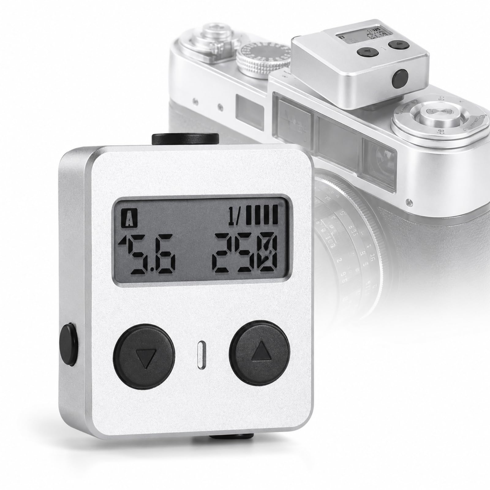 Fotómetro digital con rango EV 1-22 y campo de visión de 30 grados para estudio