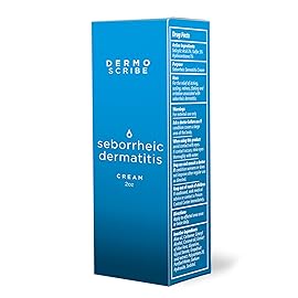 Dermoscribe - Seborrheic Dermatitis Cream, Eczema Cream, Specifically formulated for application to Itchy Skin, Redness, & Scaling, For Face, Chest & Scalp, 2 oz