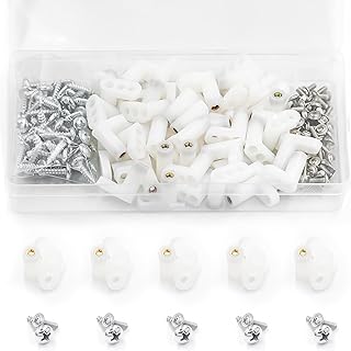 50 PCS Circuit Board Plastic Standoffs Mounting Hardware,Motherboard Standoffs Foot Offs and Screws