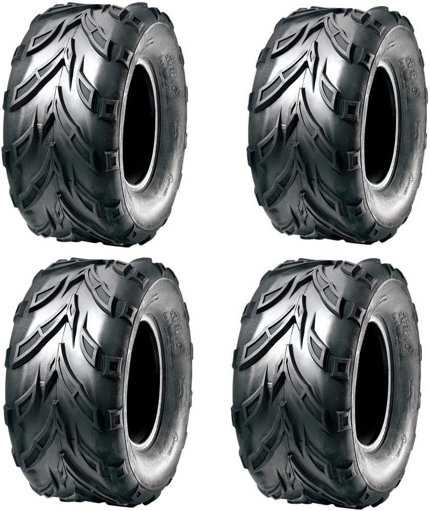 Dong Fang 20X10-10" Radial Tubeless Tire Offroad 4 PLY for ATV UTV Go Kart Quad Buggy (pack of 4)