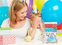 Vista 2 de D24TIME 36 piezas de certificados de feliz cumpleaños, regalos para niños y estudiantes de profesores, acuarela, aula, certificados de cumpleaños