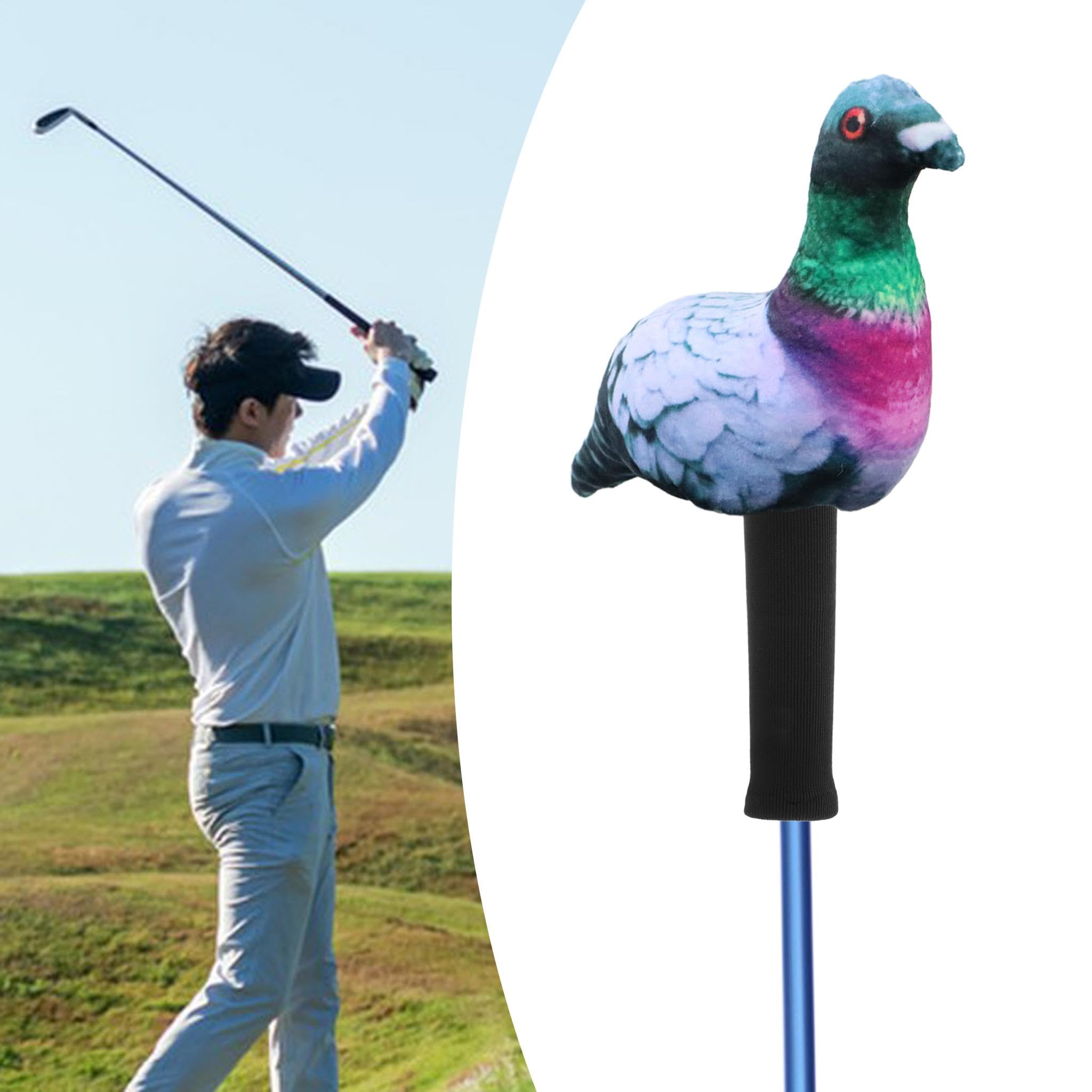 Tier Golf Holz Headcover Golfer Ausrüstung Praktische Golf Tasche Zubehör Schutzhülle Schutz Club Kopf Abdeckung Kopf Abdeckung