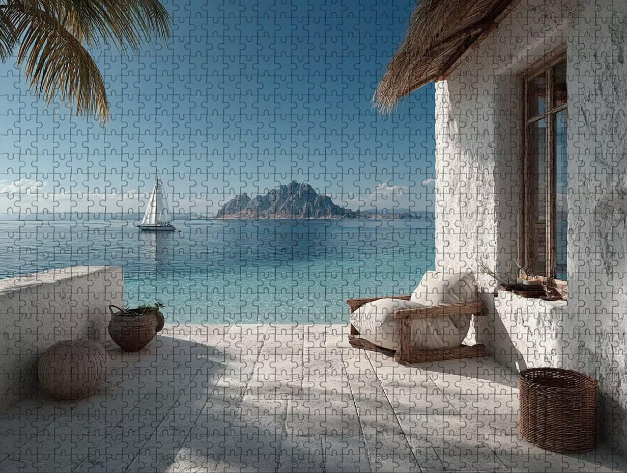 Puzzle 3000 elementów dla dorosłych, drewniane puzzle, 122 x 81 cm, części ściśle do siebie pasują, dla mężczyzn, kobiet, starszych seniorów, relaks i odstresowanie, prezenty, dekoracja ścienna