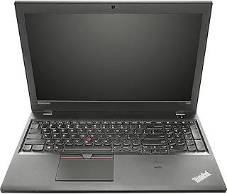 Lenovo Thinkpad T550 - 15.6-inch HD Display - Intel Core i5 (5300U) 2.3GHz - 256GB SSD - 8GB RAM - Webcam - WiFi - Windows 10 Pro Installed (Renewed)