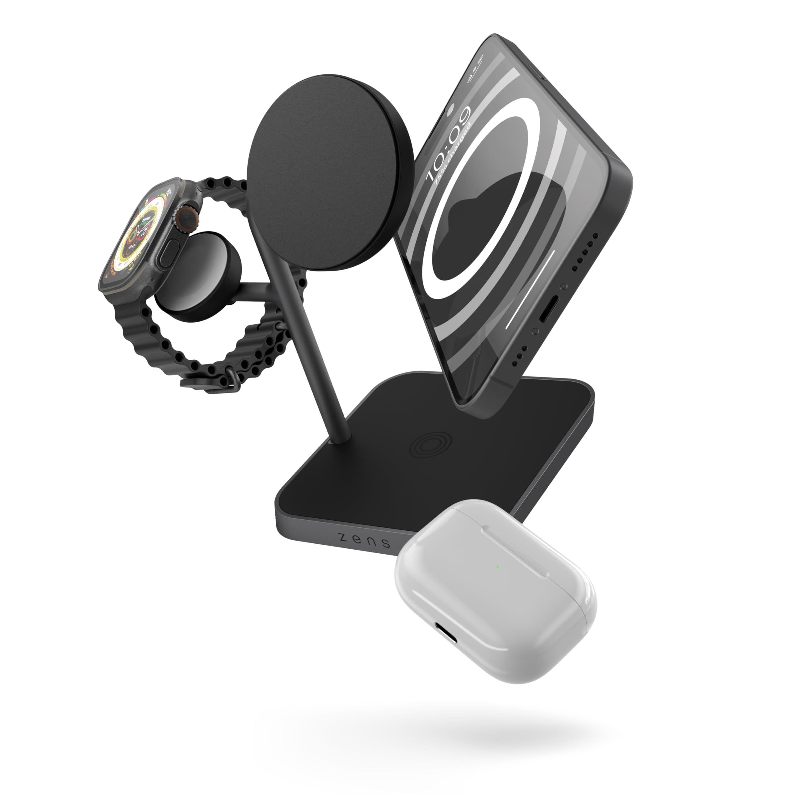 Zens Office Wireless Charger 3, MagSafe and Qi2 15W Wireless