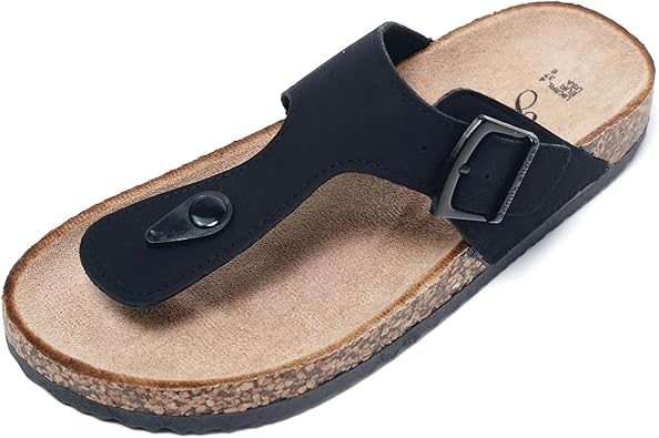 JOMIX Sandalen Dames Vrouwen Zomer Sandaal met Verstelbare Riem Comfortabele Teenslippers voor Thuis Zwembad Strand, SD8003, Groen, 36 EU