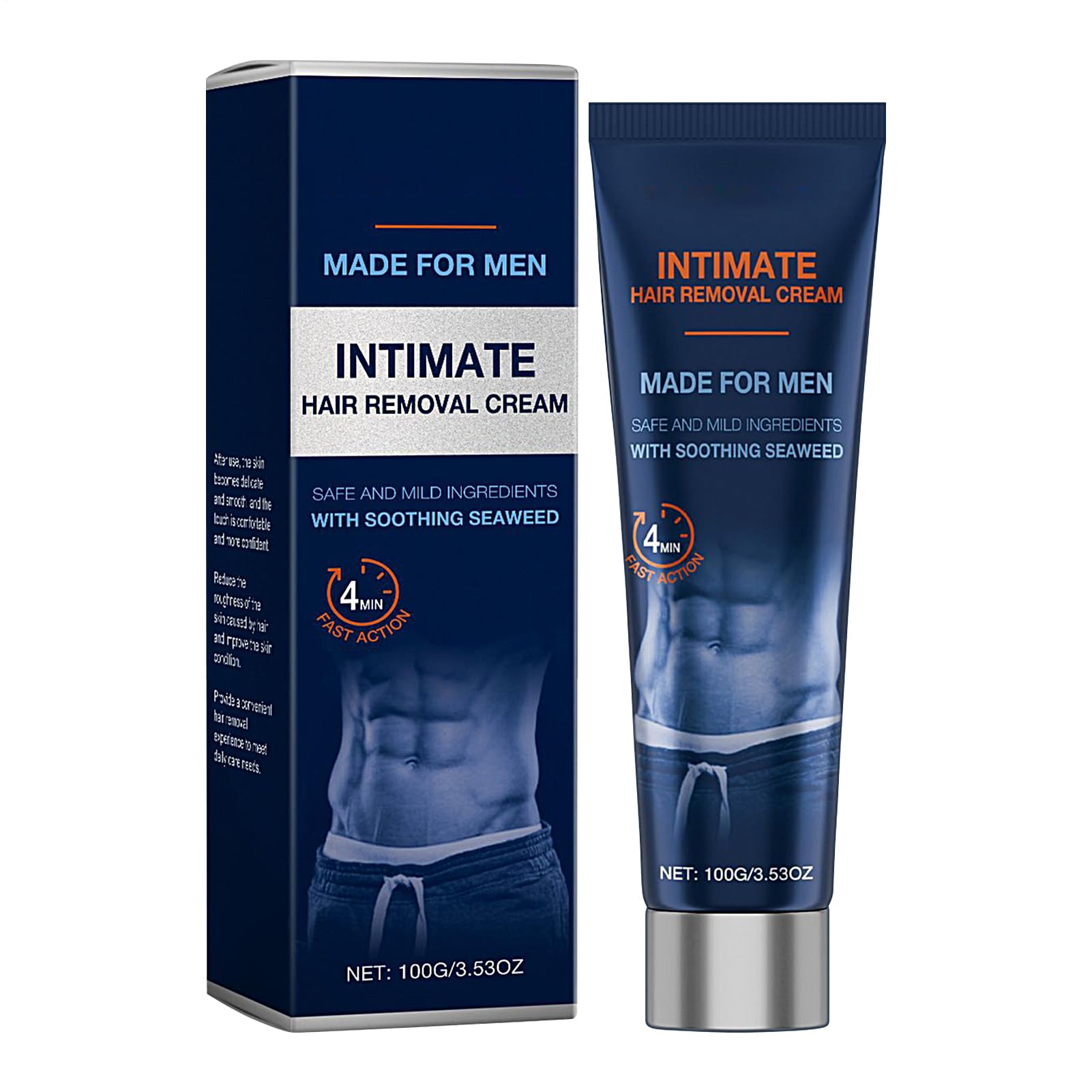 Crema de depilación corporal | 100 g de crema depilatoria | C-rema de depilación íntima hidratante para quitar el cabello de las piernas, los brazos, las manos y axilas sin esfuerzo