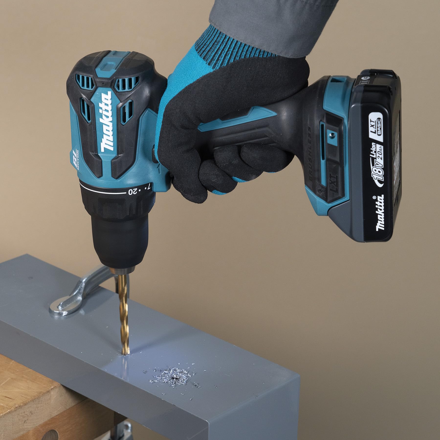 Makita DDF490Z - Trapano avvitatore LXT agli ioni di litio, 18 V, batterie e caricabatterie non inclusi