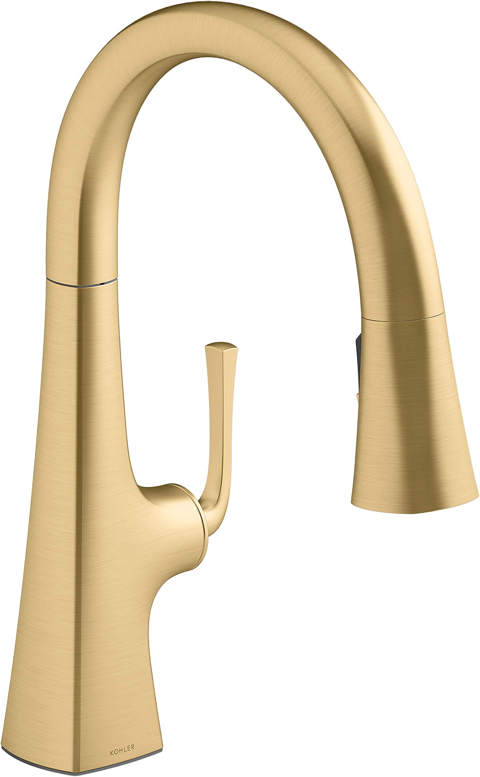 Kohler Graze® Pull-Down Kitchen Sink Faucet with Three-Function ...