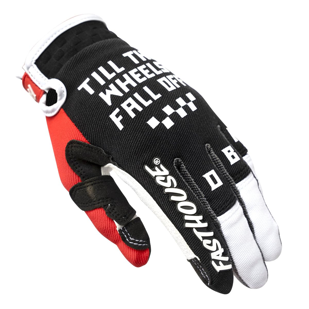 FASTHOUSE Speed Style Twitch Glove (Black/Red, Small)