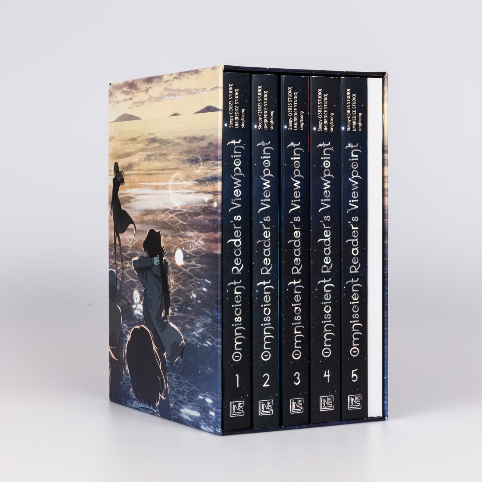 Omniscient Reader's Viewpoint - Bände 1-5 im limitierten Sammelschuber mit Extras: Survival-Fantasy-Manhwa über einen Mann, der den Verlauf der Apokalypse vorhersieht