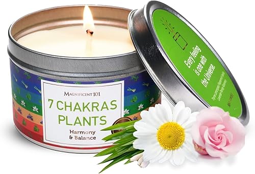 MAGNIFICENT 101 Vela de 7 chakras para la armonía y el equilibrio, limpieza energética de la casa, elimina la energía negativa, purificación y disponible en Yaxa Colombia