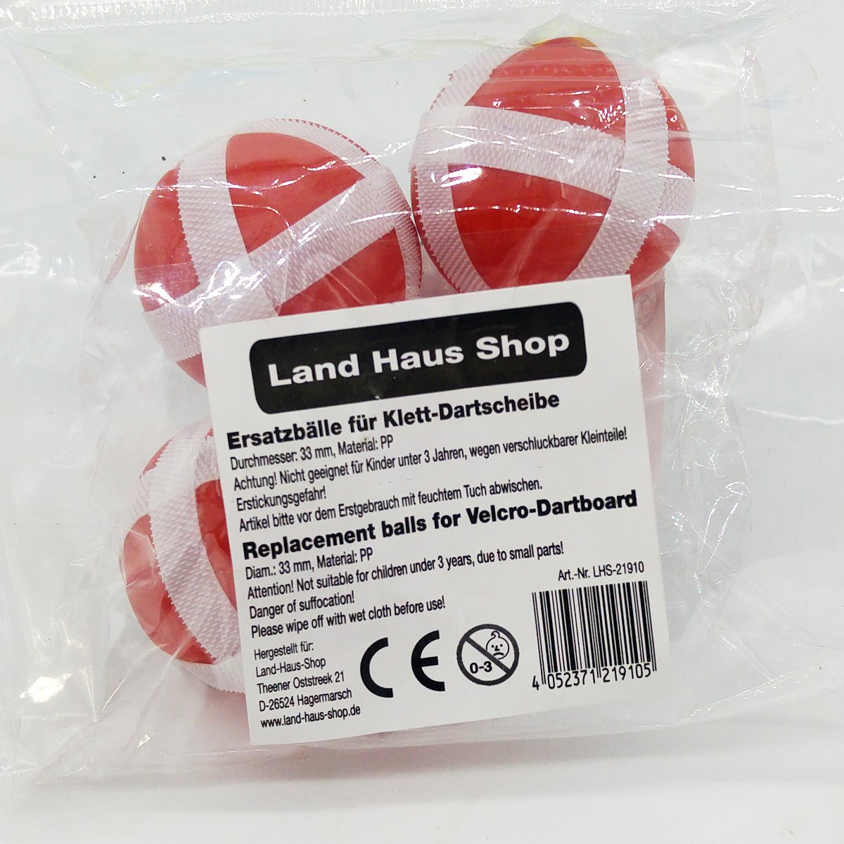 Buy Land-Haus-Shop® ball throwing game, Velcro disc, accessory, frisbee,  balls Online at desertcartBermuda