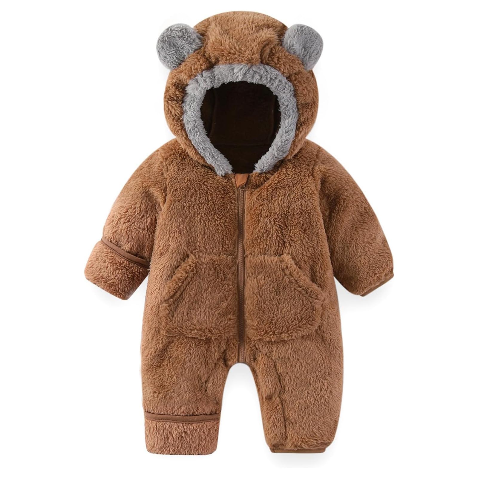 Barboteuse filles imperméable chaude avec doublure fleece pour le ski