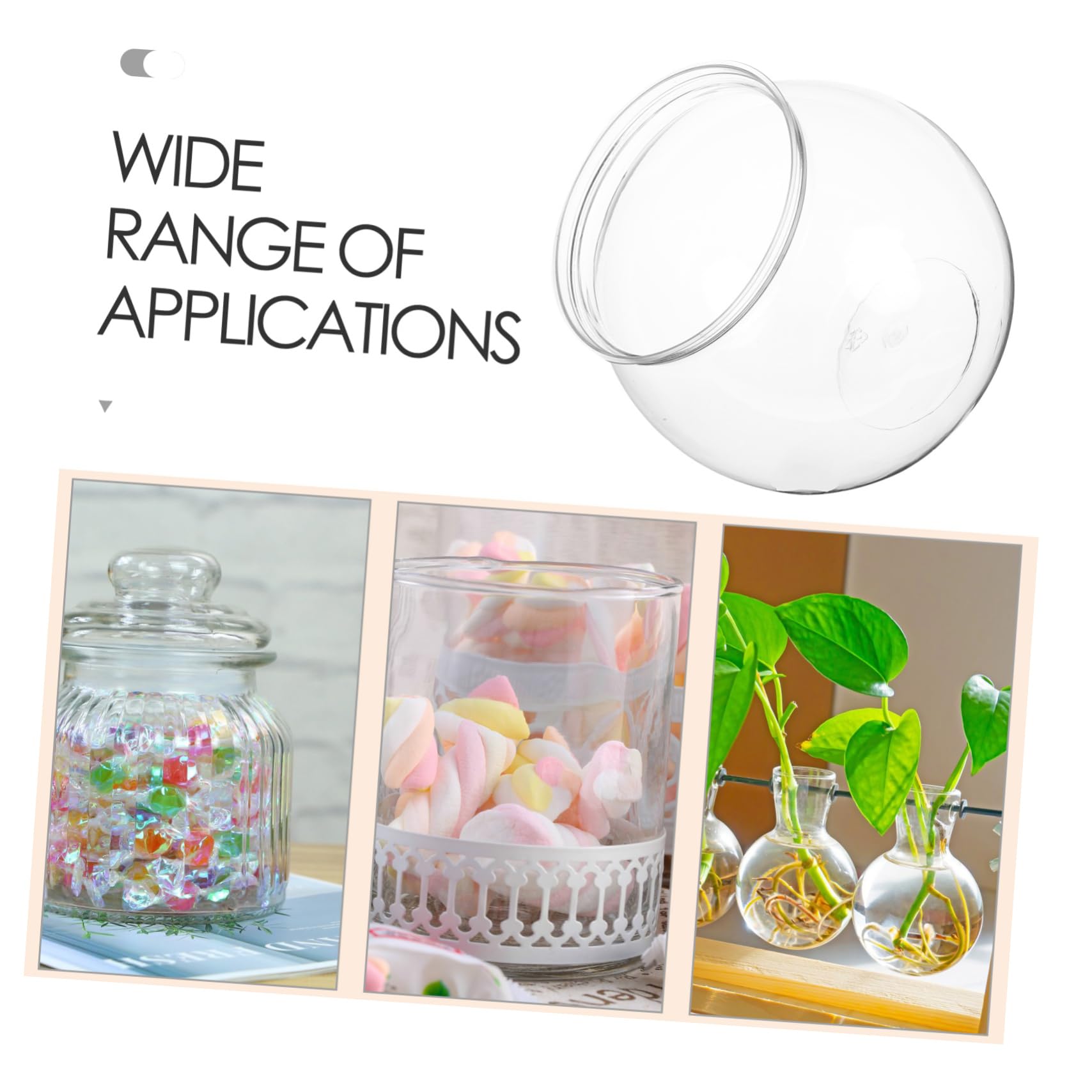 Beaupretty 6pezzi Ciotole per Caramelle in Plastica Ciotole per Dolciumi per Cibo Forniture per Feste Decorazioni per Tavola Accessori per Feste di Carnevale Contenitori per Dolcetti
