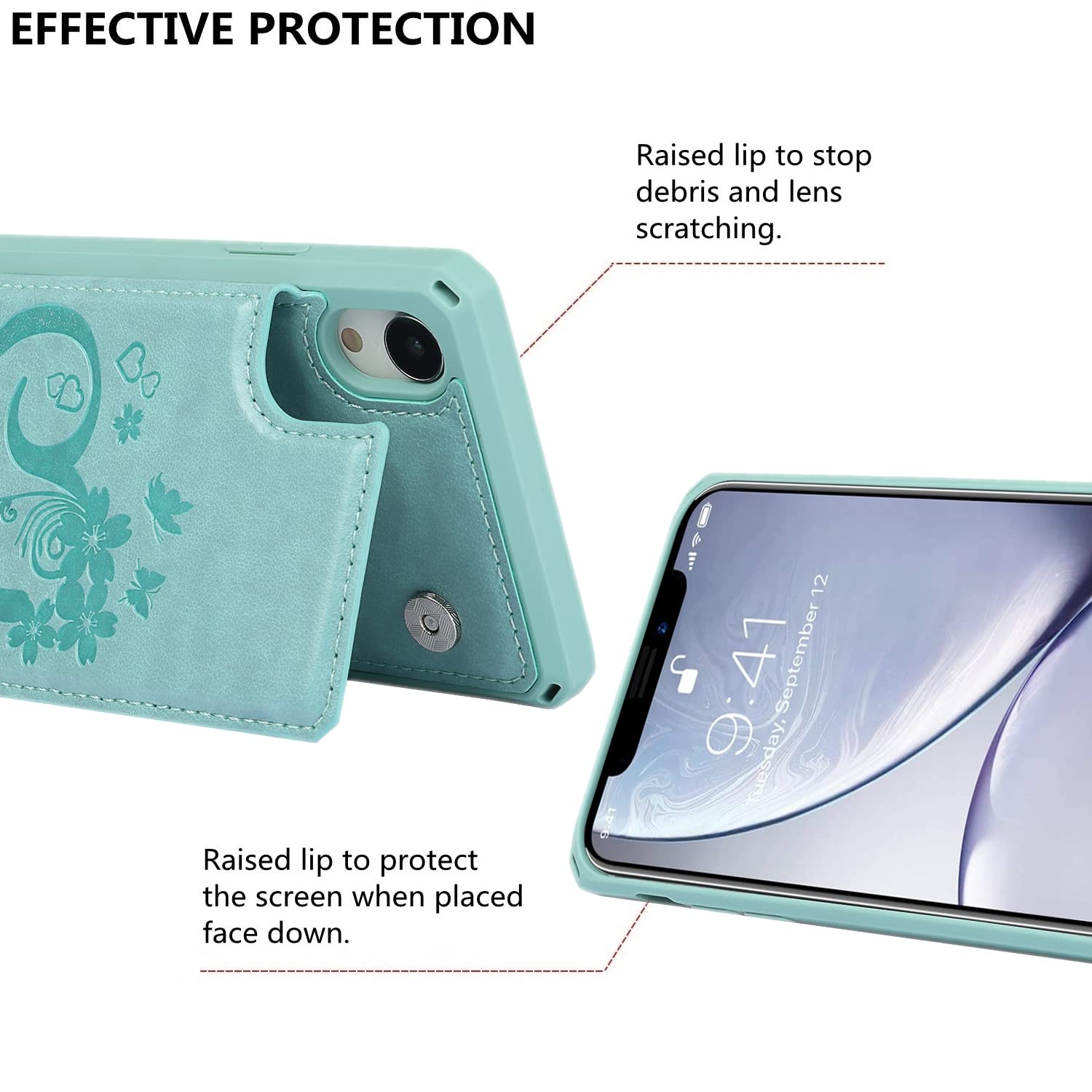 ICoverCase Brieftaschen-Handyhülle Für IPhone 16 – Mit RFID-Schutz, Kartenfächern & Standfunktion