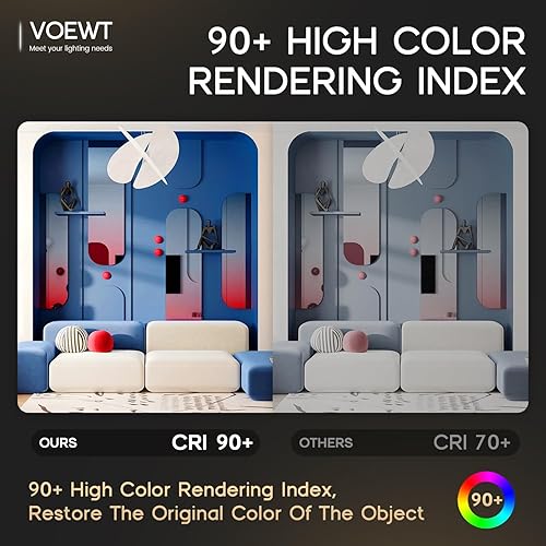 Miniatura 4 de Tira de luces LED de color blanco cálido de 3000 K, 16.4 pies, 24 V, alto CRI 90Ra+, súper brillante, 600 luces LED de cinta flexible para