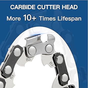 Amazon.com: ZENTOP Carbide Chainsaw Chain 18 Inch, 3/8