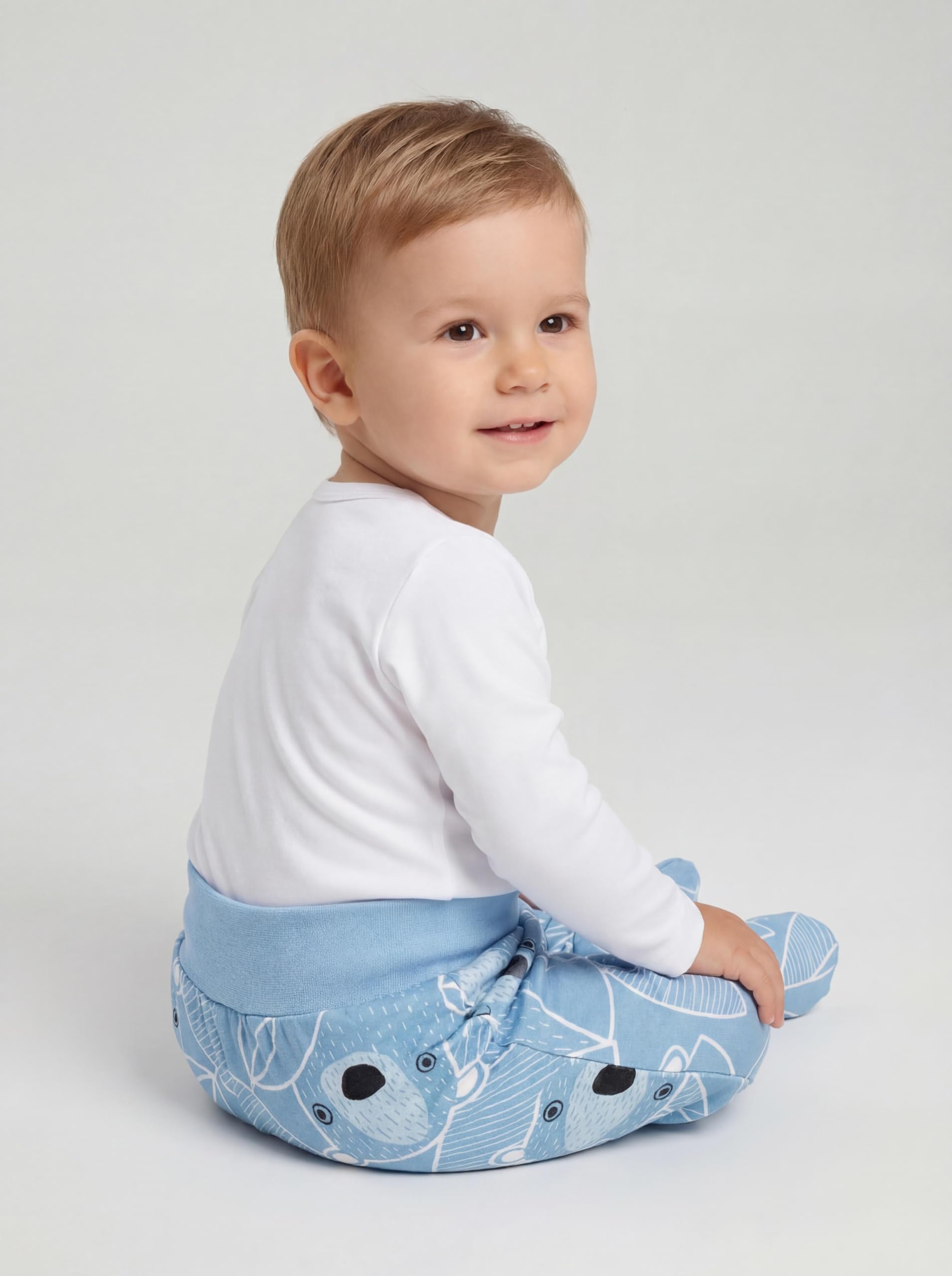 TupTam Baby Unisex Hose mit Fuß Bunte 5er Pack - 5