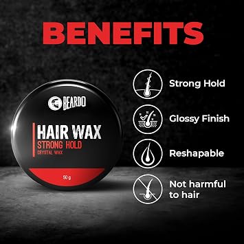 BEARDO Hair Wax a Strong Hold 50gm