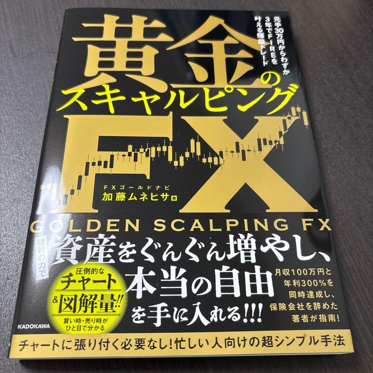 元手30万円からわずか3年でFIREを叶える爆益トレード 黄金のスキャルピングFX 元手30万円からわずか3年でFIREを叶える爆益トレード  黄金のスキャルピングＦＸ: 本・コミック・雑誌 | カドスト | KADOKAWA公式オンラインショップ