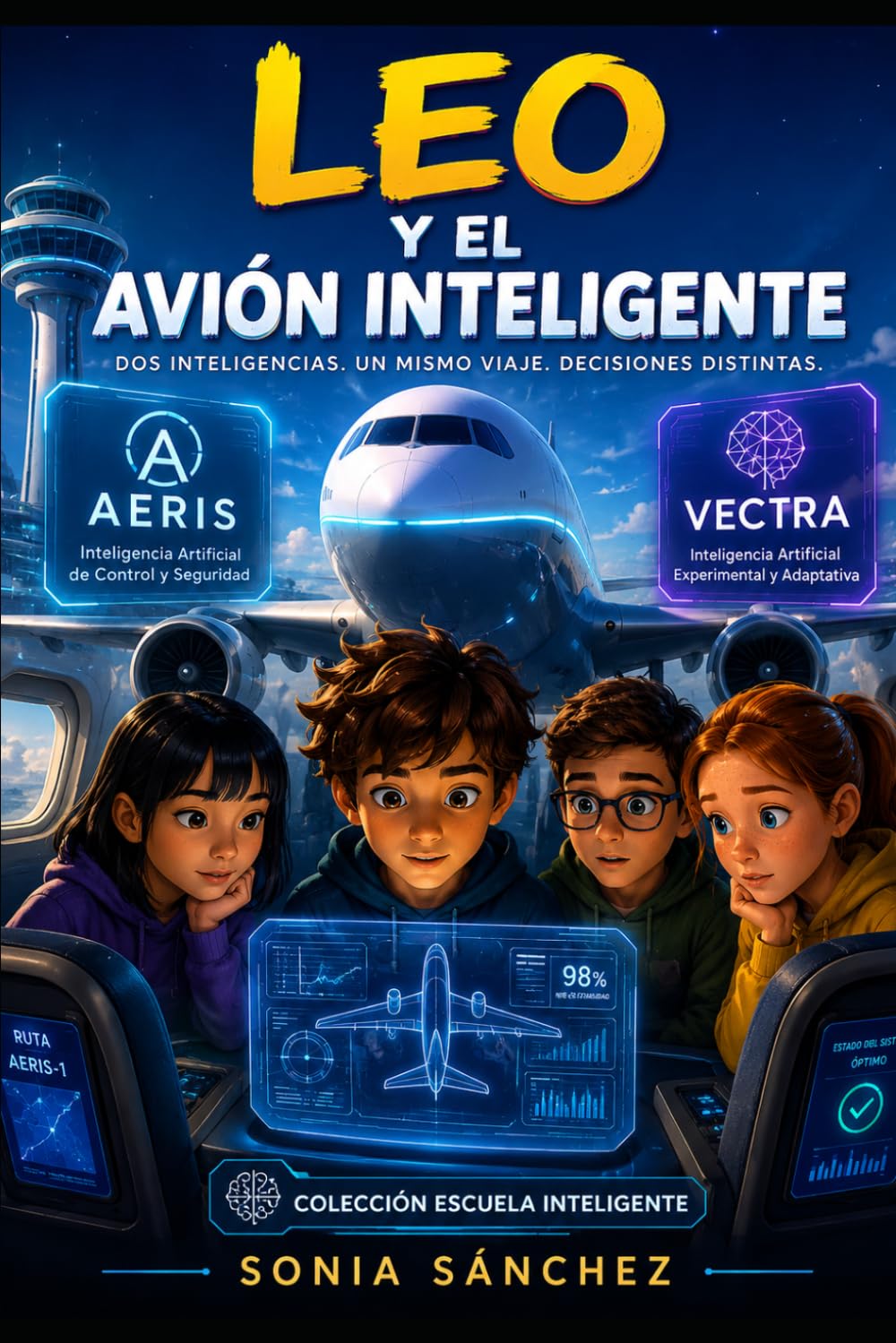 Leo y el avión inteligente (La escuela inteligente: Aprende con Lumi)